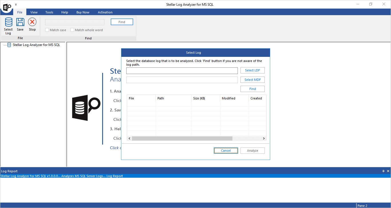 Stellar-Log-Analyzer-for-MS-SQL