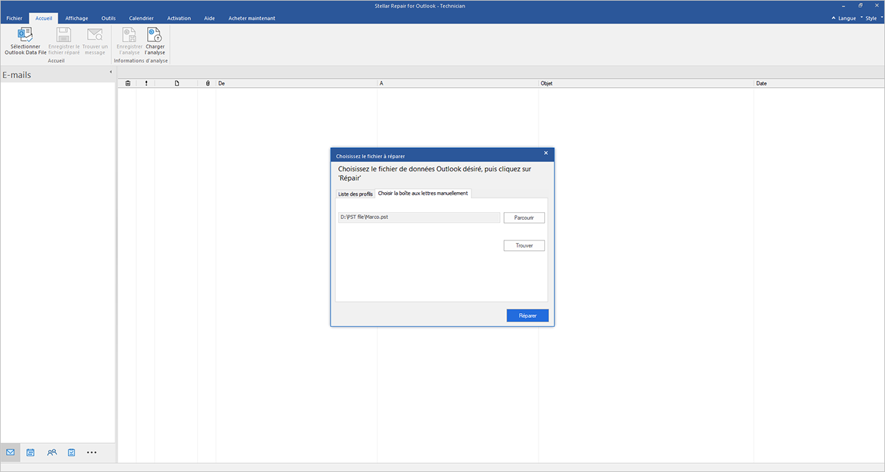 Stellar Repair for Outlook Technician