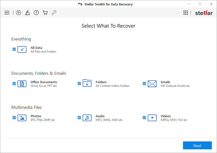 Select File Type